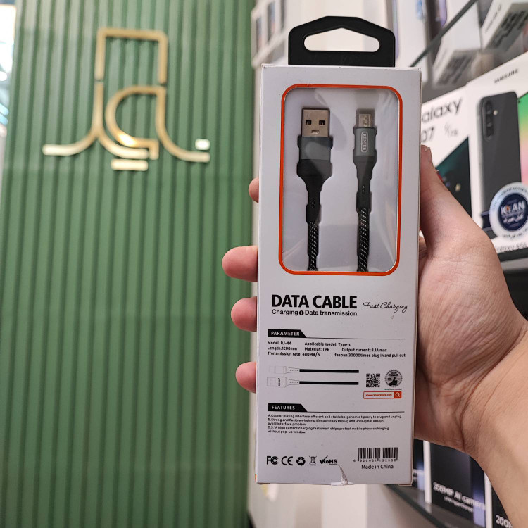 کابل شارژ و انتقال داده رنجر USB به تایپ سی یک متری