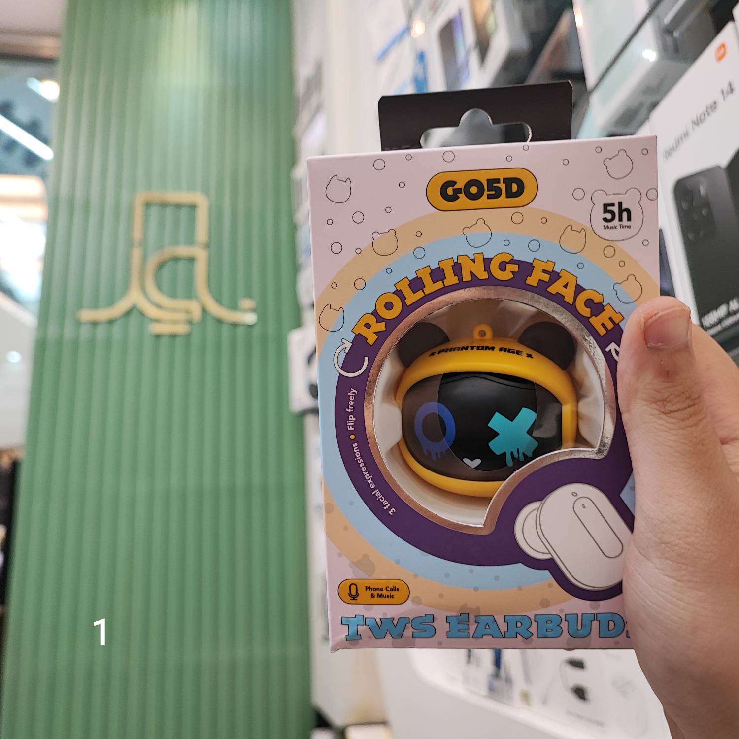 هندزفری بلوتوثی Go5D Rolling Face