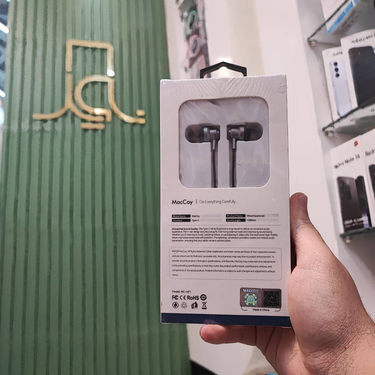 هندزفری تایپ سی مک کوی MC-HF1